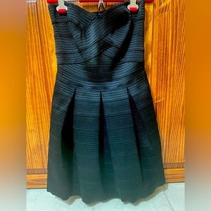 Black Strapless Express Minidress